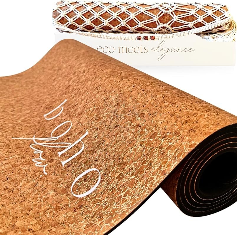 Deluxe Eco-Luxury Cork Yoga Mat