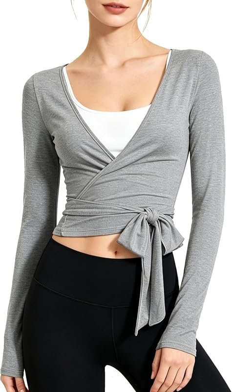 Women’s Ballet Wrap Pilates Top