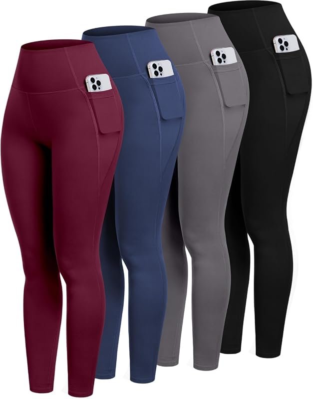 CHRLEISURE Leggings 4-Pack