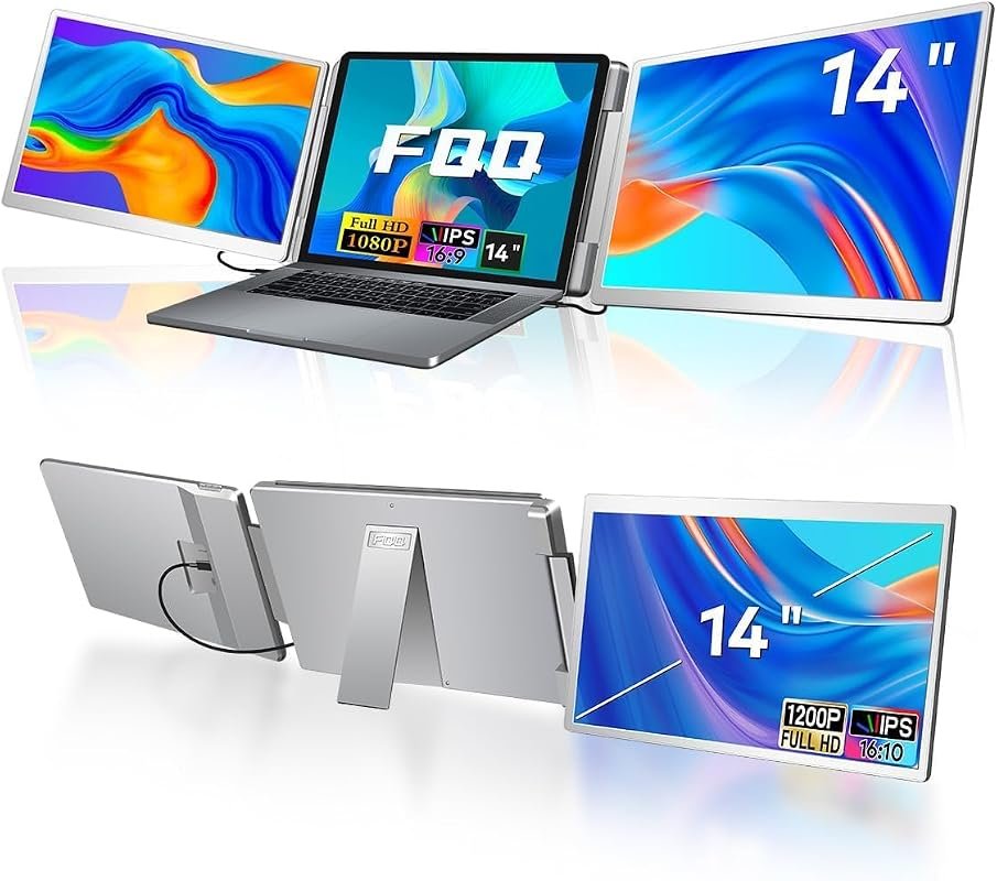 14 Inch FHD Triple Screen Extender