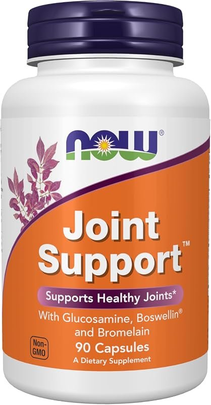 NOW Supplements Joint Support Glucosamine with Boswellin Capsules for 