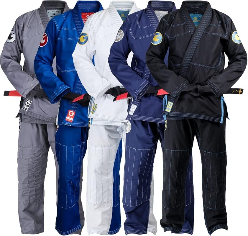 Gold BJJ Aeroweave Ultra Lightweight Jiu Jitsu Gi