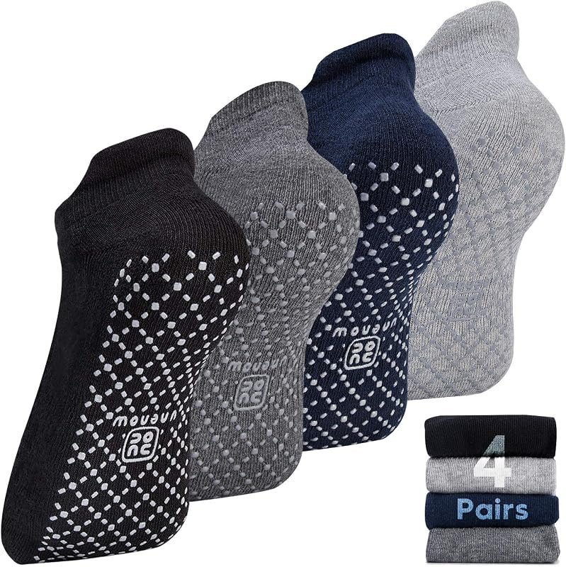 Unenow Unisex Non Slip Grip Socks