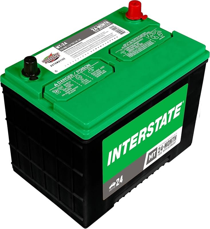 Interstate Batteries Group 24 Car Battery Replacement 12V 600 CCA with