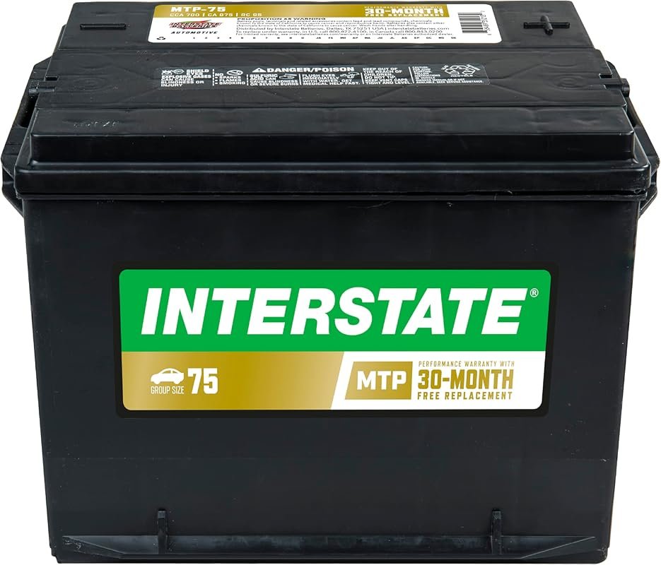 Interstate Batteries Group 75 Car Battery Replacement with 700 CCA, 12