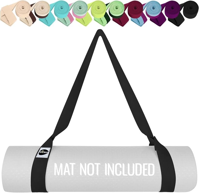 TECEUM Cotton Yoga Mat Strap