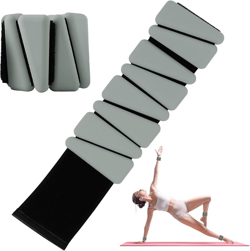 Premium Wrist and Ankle Weights Set of Two, 1lb Each for Fitness, Walk