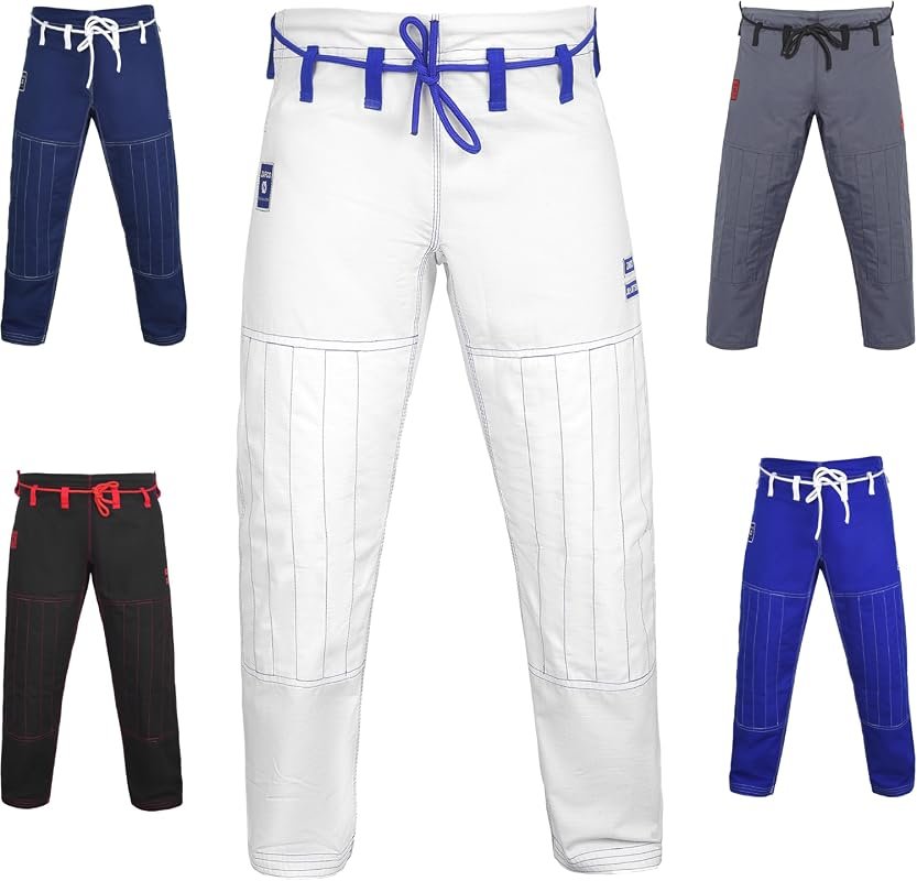 Zafco Fightwear Men's Brazilian Jiu Jitsu Gi Pants, 10oz Ripstop MMA G