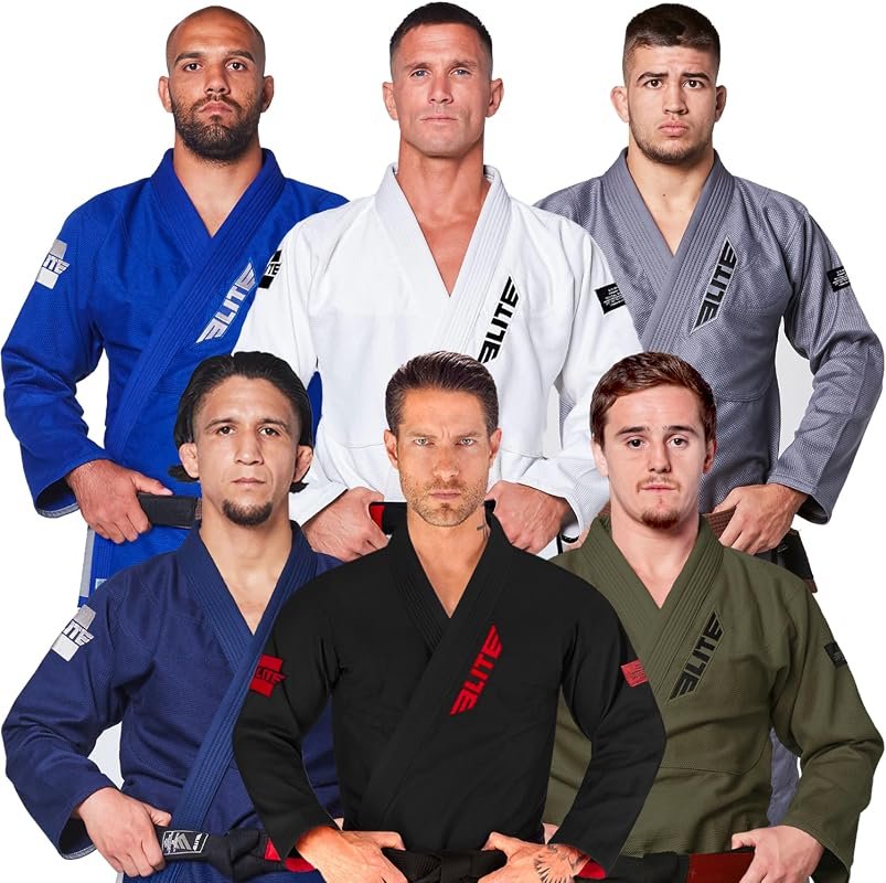 Elite Sports IBJJF Approved Men's BJJ Gi Kimono with Pre-Shrunk Fabric