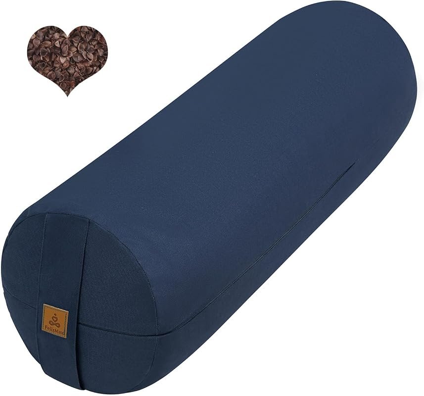 Organic Buckwheat Yoga Bolster Pillow