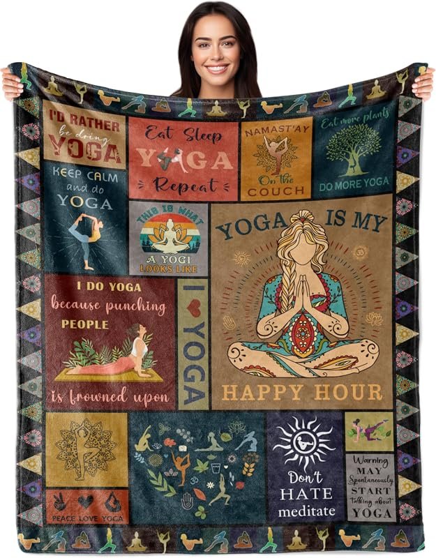 Yoga Pilates Zen Meditation Blanket