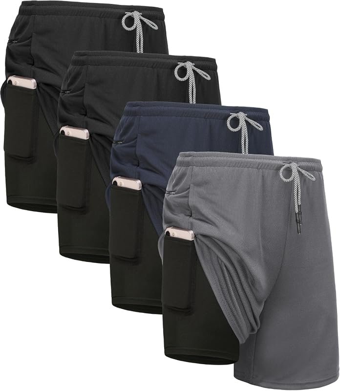 Kinglaman 2 in 1 Running Shorts