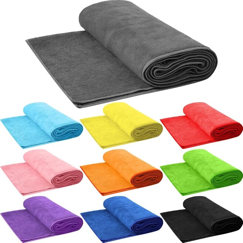 Breling 10 Pcs Yoga Towels