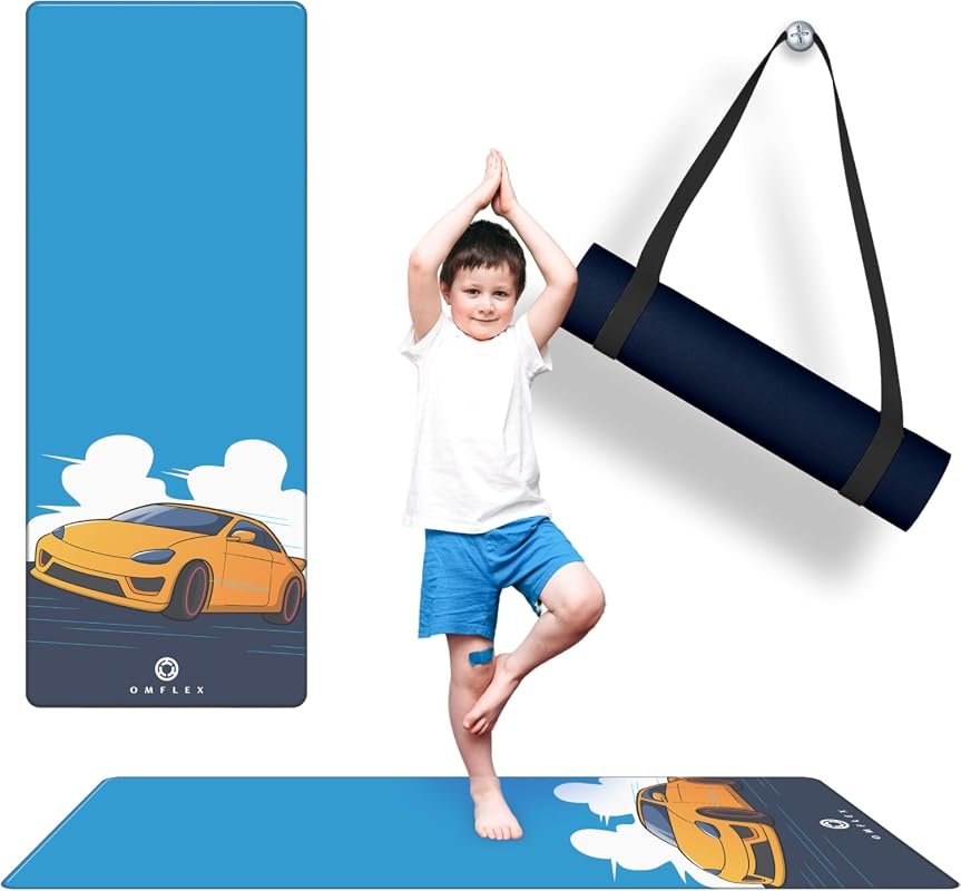 Kids Yoga Mat with Strap