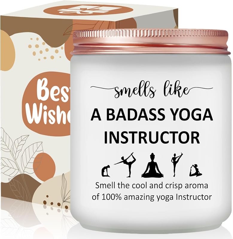 Lavender Scented Yoga Candle