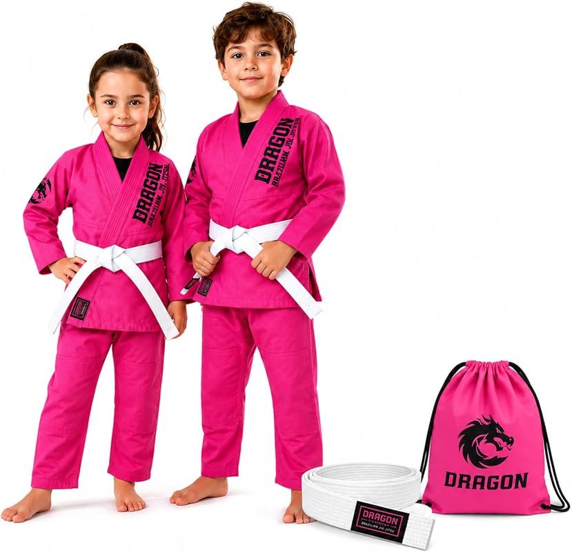 Premium Lightweight Kids BJJ Gi And Brazilian Jiu Jitsu Uniform With F