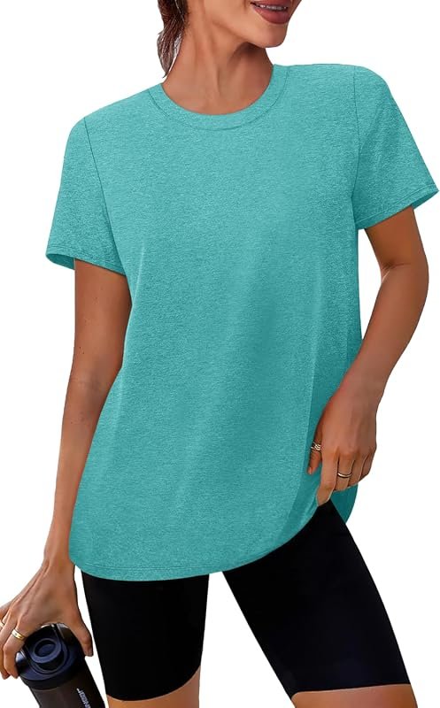 NIASHOT Short Sleeve Workout Top