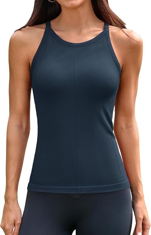 ATTRACO Ribflex Racerback Tank Top
