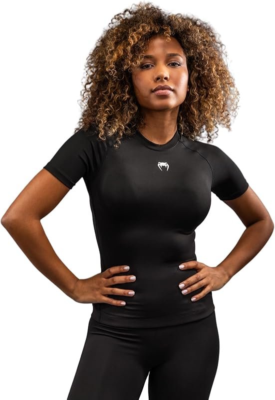 Venum Halo Women's Athletic Short Sleeve Rashguard Shirt for Mixed Mar