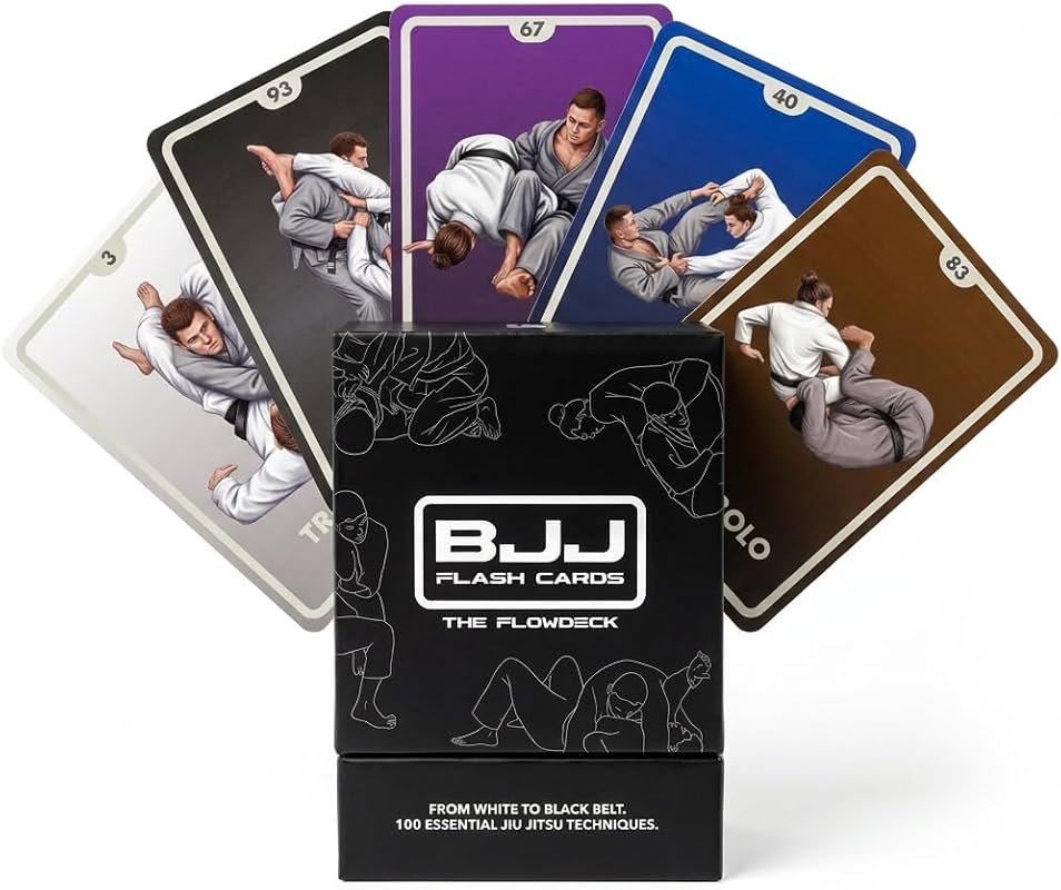 FlowDeck Jiu Jitsu Training Flashcards Set with Step-by-Step Technique