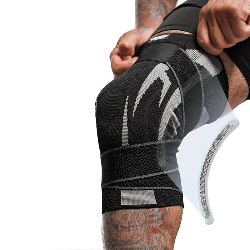 Anaconda Fightwear Stabilizer Knee Brace Compression Support Sleeve wi