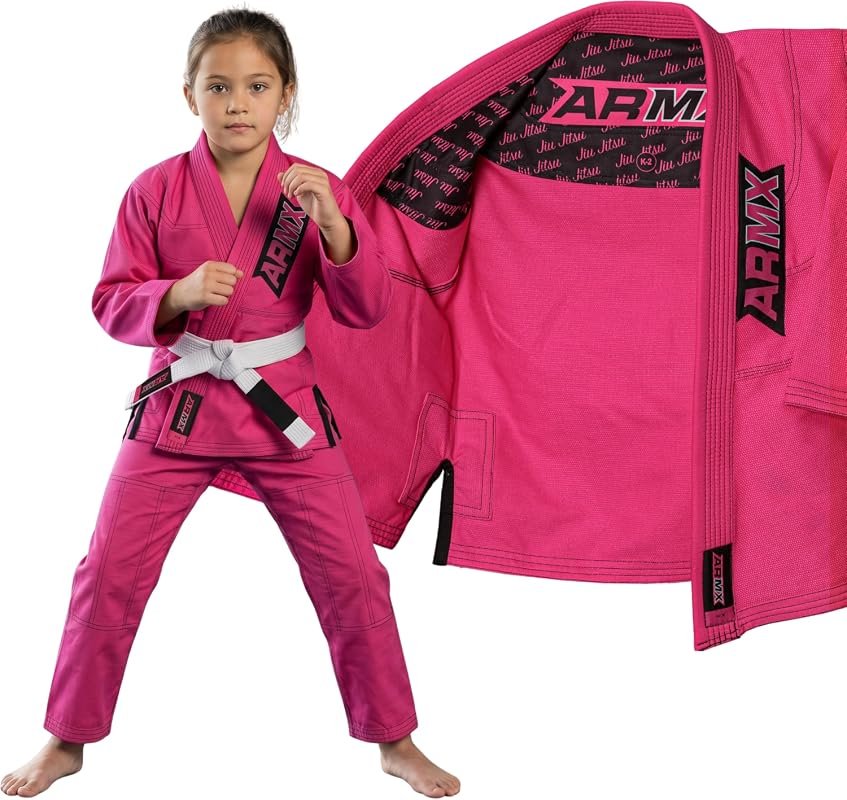 ArmX Sports Ultra Light Kids BJJ Brazilian Jiu Jitsu Gi With Preshrunk