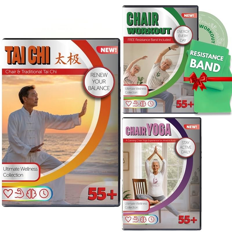 Chair Exercise for Seniors 3 DVD Collection